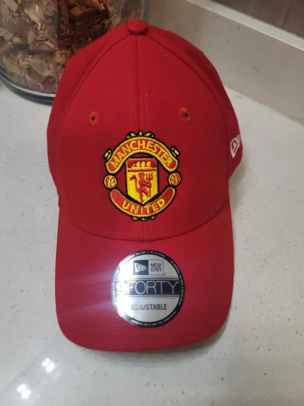 Manchester United Official Soccer Cap New NWT Red